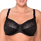 ulla Lingerie féminine BH Carmen Cup B-G mit Bügel 2523 schwarz 100G