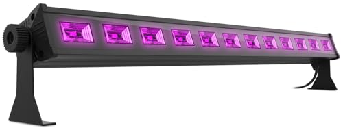 Audibax UV BAR 36 | LED-Leiste für Eventbeleuchtung | Ultraviolettes LED-Licht | Ideal für die Bühne | Professionelle Verwendung | Schnell und einfach zu installieren Schwarzlicht für Attraktionen