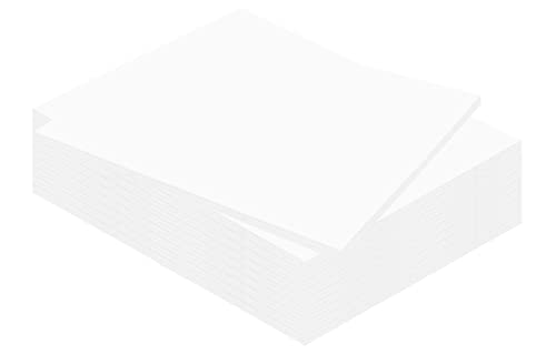 Kangaro Schaumstoffplatte Weiß 50x70cm - 10mm - 10er Pack - DIY für Handwerk, Präsentation, Modellbau, Passepartout