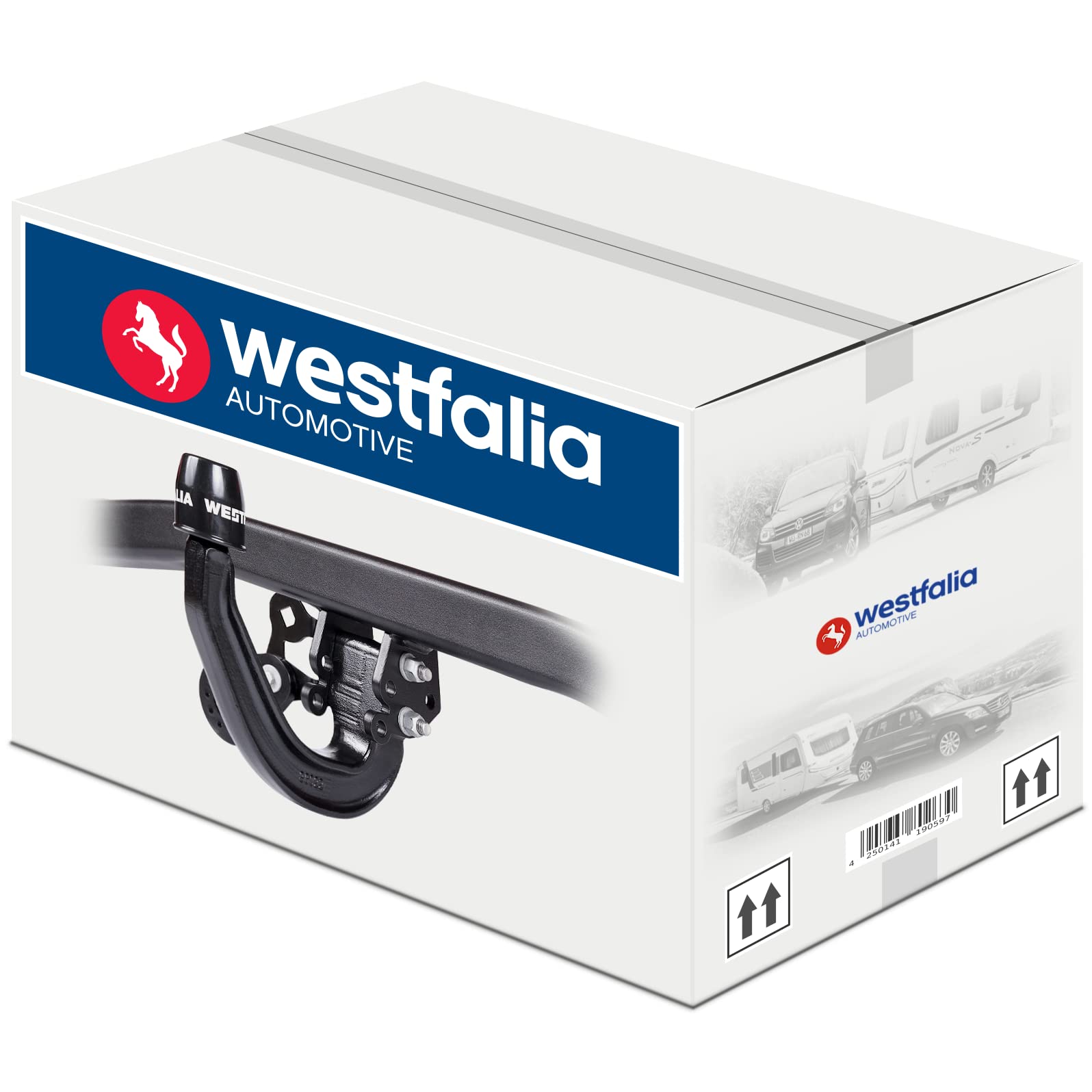 Westfalia starr AHK Anhängerkupplung für Seat Arona 11/2017- mit universell Elektrosatz 13-polig