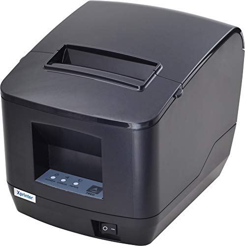 Xprinter XP-V330-N Bluetooth USB Desktop Thermoetikettendrucker Etikettendrucker 80mm Beschriftungsgerät mit BT- und USB-Aufladung Etikettiermaschine etikettiergerät