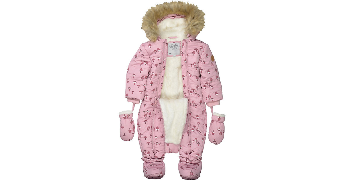 Baby Schneeanzug rosa Gr. 86 Mädchen Kinder 3