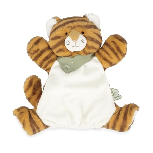 KALOO - Les Amis - Baby Plüschhandpuppe Papaye die Tigerin - 24 cm - Sehr weiches Material - Ab Geburt, K224005