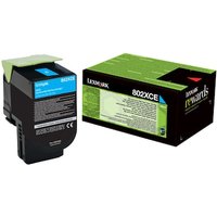 Lexmark 80C2XCE Corporate-Tonerkassette Cyan für ca. 4.000 Seiten