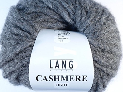 LANG YARNS Cashmere Light - Farbe: Grau Melange (0005) - 25 g / ca. 85 m Wolle