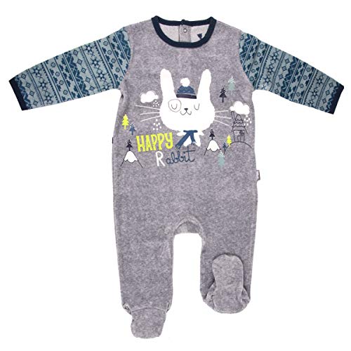 Pyjama Baby Velours Snowfox – Größe – 9 Monate (74 cm)