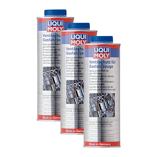 3x LIQUI MOLY 4012 Ventilschutz für Gasfahrzeuge Ventil-Schutz Additiv 1L