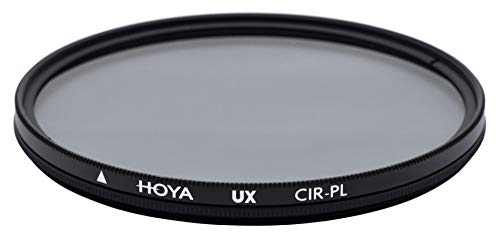 Hoya Circular UX Pol Filter 46 mm, Polarisationsfilter zur Farbkräftigung und Reduzierung von Lichtreflexen & Spiegelungen, Aluminiumfassung, Qualitätsglas, wasserabweisend, HPUX046