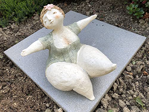 Mollige Kurvige Frau Lady Criva Dame Büste Rubens Deko-Skulptur Poly 3 Formen (Maße Rechts: B 22,1 x T 20,8 x x H 20,6 cm)