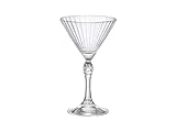 Bormioli 93957 Rocco America Set mit 6 Martini-Gläsern, klein, Glas, 15,5 cl