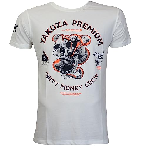 Yakuza Premium Herren T-Shirt 3501 Natur weiß XL