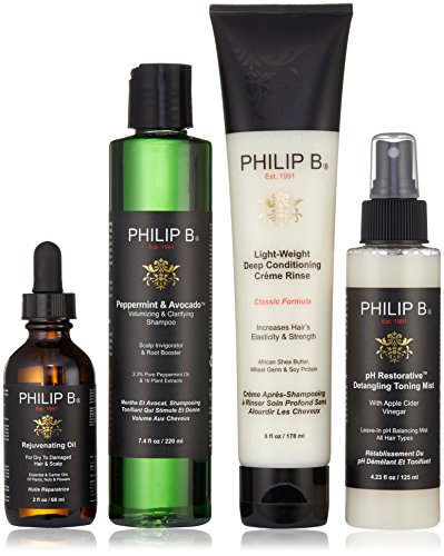 Philip B Four Step Hair + Scalp Treatment Kit Classic