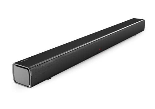 Panasonic SC-HTB100 Slim Soundbar für dynamischen Sound mit Bluetooth, USB, HDMI und AUX-in Konnektivität