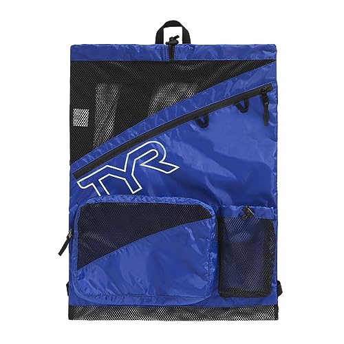 TYR Unisex-Erwachsene Elite Team Mesh Backpack Tasche, königsblau, Einheitsgröße