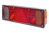 HELLA - Heckleuchte - EasyConn I - Glühlampe - 24V - Anbau/geschraubt - Lichtscheibenfarbe: mehrfarbig - Stecker: Flachstecker - rechts - Menge: 1 - 2VP 340 450-021