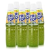 TRi TOP Getränkesirup Zitrone-Limette 6 x 600ml | Sirup für Wassersprudler | 1 Flasche ergibt ca. 5 Liter Erfrischungsgetränk