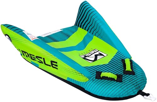 MESLE Tube Cruzer, 1 Person, Towable Fun-Tube, aufblasbarer Schlepp-Reifen zum Ziehen, für Kinder & Erwachsene, Inflatable Wasser-Sport Schlepp-Ring, für Motor-Boot & Jet-Ski