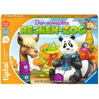 Ravensburger tiptoi Spiel 00104 - Der verrückte Rechen-Zoo - Lernspiel ab 4 Jahren lehrreiches Zahlenspiel für Jungen und Mädchen für 1-4 Spieler