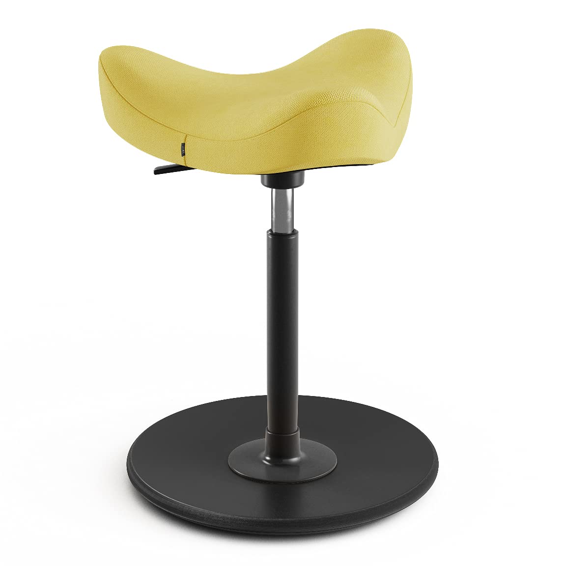 Varier Move - Bürostuhl für höhenverstellbare Schreibtische, Stehhilfehocker - Schwarz/Gelb