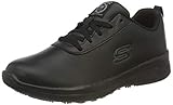 Skechers Damen MARSING GMINA Work Shoes, Black Prime Asia Leather, 40 EU