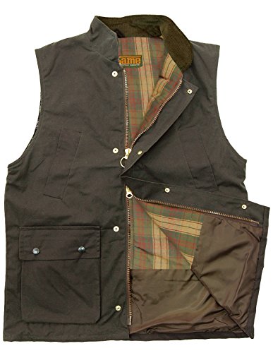 Classic Wax Gilet Brown