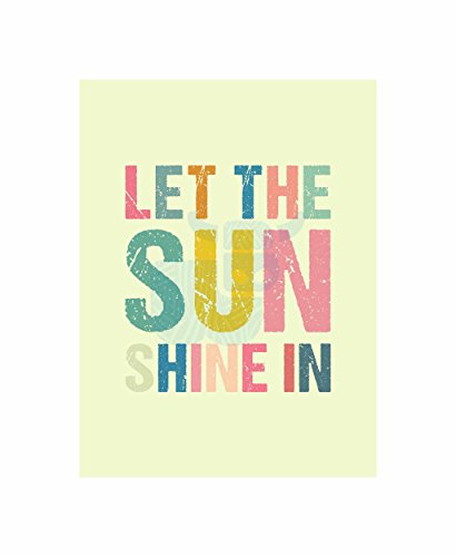 Wee Blue Coo Kunstdruck auf Leinwand, Motiv "Let Sun Shine"
