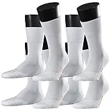 FALKE Sport Spirit Unisex Socken Run 4er Pack, Größe:42/43, Farbe:white