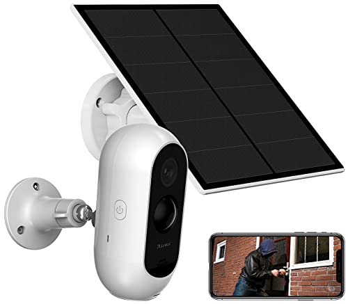 7links Kamera Outdoor WiFi: Solar-Akku-Überwachungskamera mit Full HD, Nachtsicht, WLAN & App (Überwachungs-Kamera Funk WLAN)