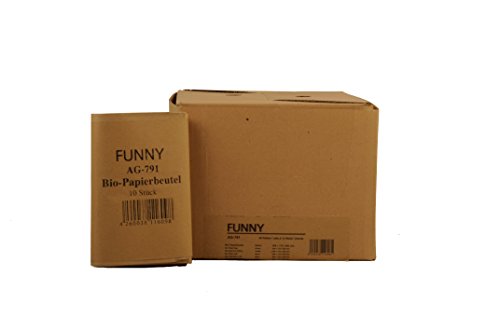 Funny Semy Bio-Papierbeutel, circa 10 l, 1er Pack (1 x 300 Stück), braun