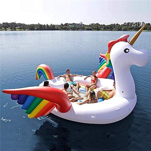inflatable toys Einhorn riesigen Flamingo schlauchboot geeignet für 6 Personen Pool Party Float Ball luftmatratze schwimmring Spielzeug Schwimmende Reihe - 530 * 450 * 250cm A