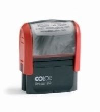 COLOP 40N-GS+Logo Printer 40 mit Logo für maximal 6 Zeilen, Taschenstempel, Selbstfärber ohne Stempelplatte, 23 x 59 mm