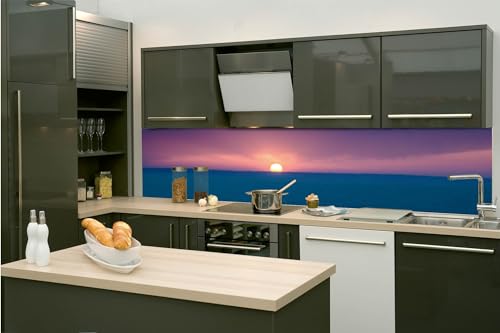 Dimex Küchenrückwand Folie Selbstklebend Sonnenaufgang 260 x 60 cm | Klebefolie - Dekofolie - Spritzschutz für Küche