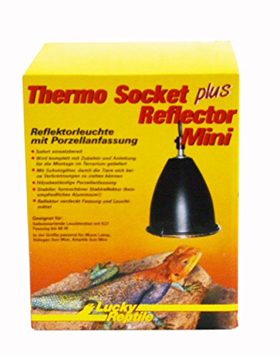 Lucky Reptile Htr-3 Thermo Socket Plus Reflector Mini, Reflektorleuchte mit Porzellanfassung
