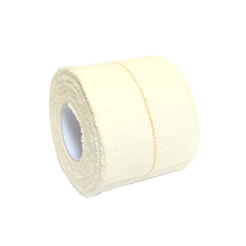 24Rollen von 5cm x 4,5m qualicare Pro Latex elastischer Klebstoff Bandage Athletic Sport Rugby Lifting Fußball Knie Knöchel Ellenbogen Handgelenk Muskel Unterstützung Tape Straping weiß