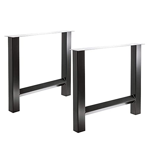 Bentatec 2 Stück - Tischgestell-Black H - 8060 Tischbeine Tischgestell Tischkufen Esstisch