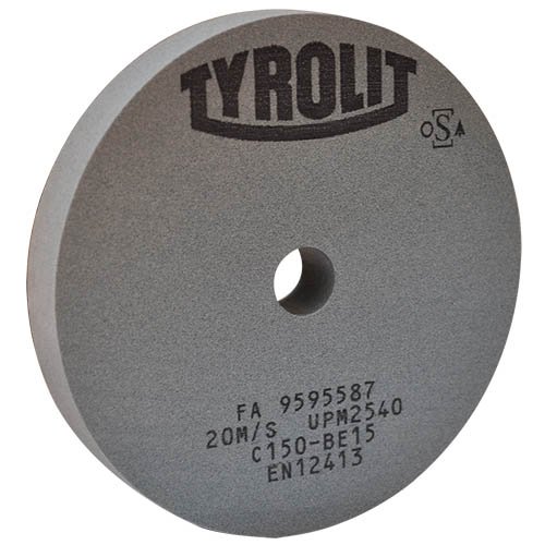 Tyrolit 2661 Fein- und Polierscheiben, 1 Form, mittlerer Härtegrad, C 150 - BE15 Spezifikation, 20 Vmax m/s, 150 mm x 20 mm x 20 mm x 20 mm