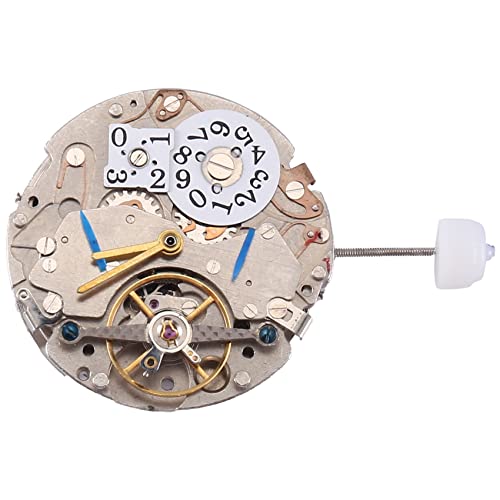 FIGGRITID LB10-Uhrwerk, Automatisches Mechanisches Uhrwerk, L10-Herzuhr, 5-Poliges Uhrwerk, 12-Uhr-Kalender, 3/9 Sekunden
