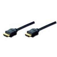 DIGITUS - Video-/Audio-/Netzwerkkabel - HDMI - 28 AWG - HDMI, 19-polig (M) - HDMI, 19-polig (M) - 10,0m - Dreifachisolierung - Schwarz (DK-330107-100-S)