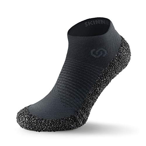 Skinners 2.0 Anthracite | Unisex Minimalistische Barfußschuhe für Damen & Herren | Minimalist Barefoot Socks/Shoes for Men & Women