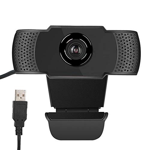 Diyeeni 1080P 2.0MP Webcam, HD-PC-Videokamera mit integriertem MIC, 1,5 m USB 2.0-Konferenzkamera, automatischem Weißabgleich, Free-Drive, PC-Zubehör für QQ/WeChat/Ding Talk