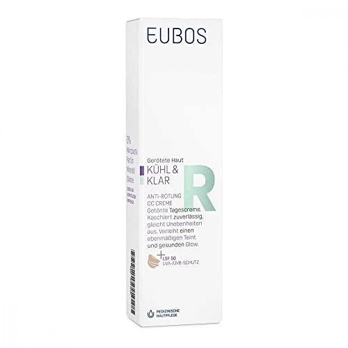 Eubos Kühl & Klar Anti-rötung Cc Creme Lsf 50 30 ml