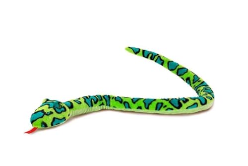 Trigon Stofftier Schlange 150 cm, grün, Kuscheltier Plüschtier Schlangen