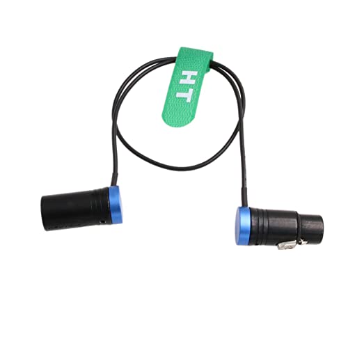 Audiokabel Low-Profile XLR 3 Pin Stecker auf Buchse für Mikrofon Kamera Soundgeräte 888 633 Zaxcom Zoom Audio Recorder Blau 20"