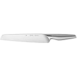 WMF Chef's Edition Brotmesser Wellenschliff 37 cm, Made in Germany, Messer geschmiedet, Performance Cut, Spezialklingenstahl, Holzbox, Klinge 24 cm