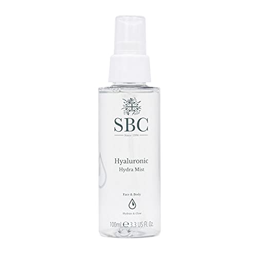 SBC Skincare - Gesichtsspray mit Hyaluronsäure - 100 ml - Stellt Glanz und Festigkeit Her - Feuchtigkeitsspendende Wirkung - Geeignet für Körper und Gesicht - Hyaluronic Hydra-Mist