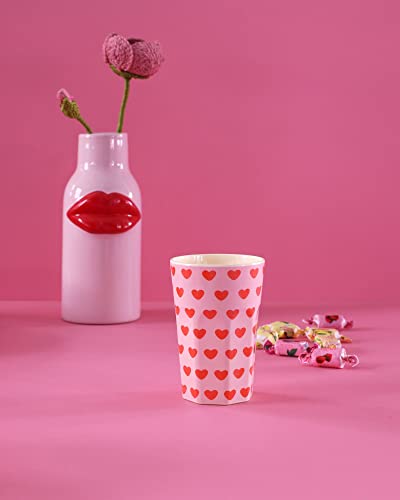 Groß Keramik Vase - Pink