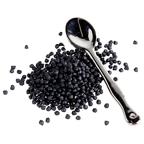 Deko-Kaviar 0,5 x 0,5 cm schwarz 1 Beutel á ca. 100g Dekorationsbedarf Naturgetreue Lebensmittel Attrappe - Künstliches Kaviar- Food Dummy Plastikessen - Dekoration