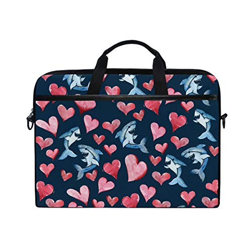 LUNLUMO Love Hearts Pattern 15 Zoll Laptop und Tablet Tasche Durable Tablet Sleeve for Business/College/Women/Men