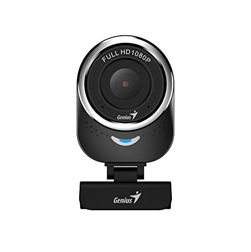 Genius QCAM6000 Webcam 1080P Full HD mit Micro-USB, Schwarz
