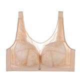 GDNIA Frauen Transparente Spitze Lifting BHS Sexy Minimizer Bügel Ungefütterter Full Coverage BH für große Brüste